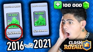 ¡COMPRO 100,000 GEMAS en Clash Royale 2021! - [ANTRAX] ☣