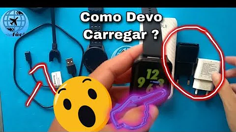 Pode carregar o Smartwatch na tomada?