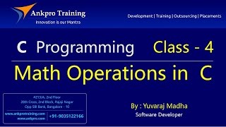 C language - Class 4 : Mathematical operations