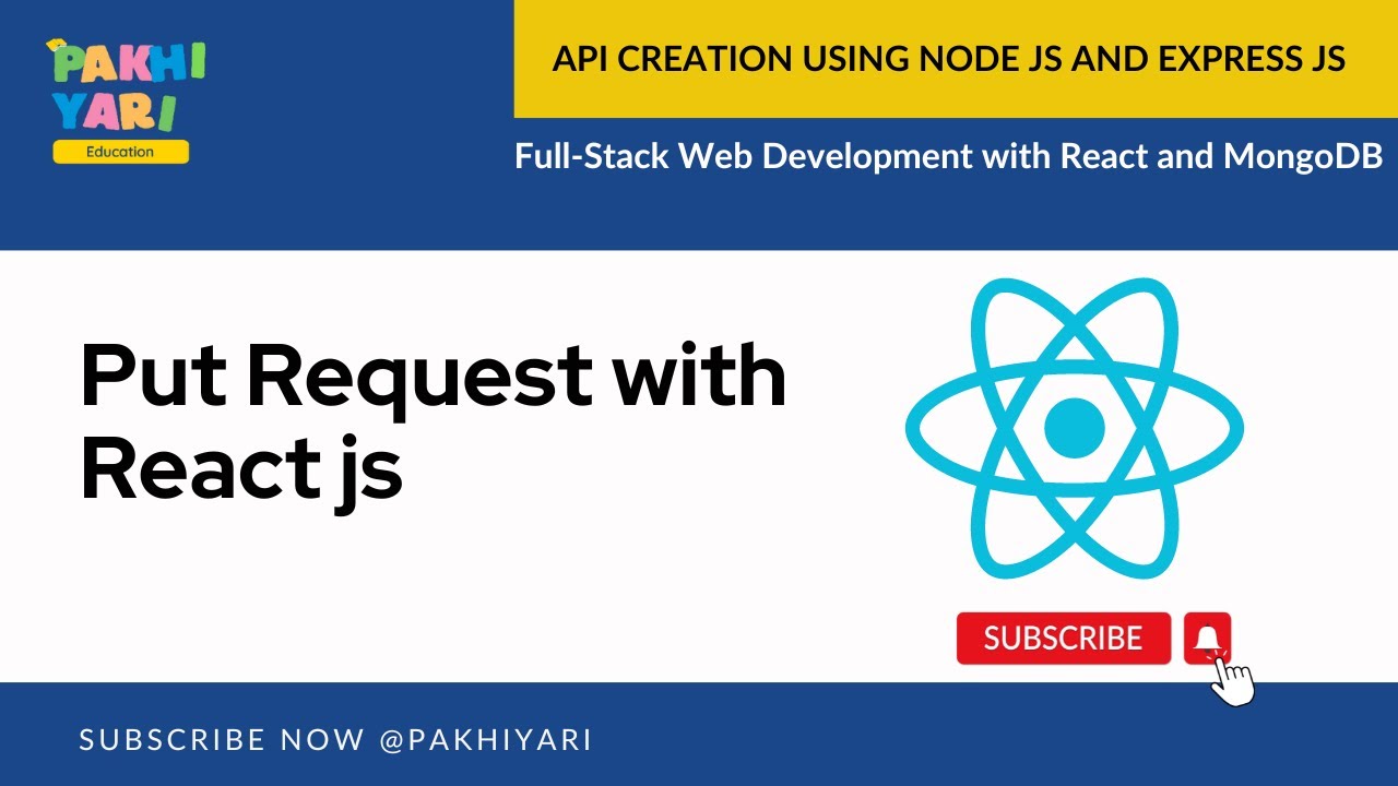 Put Request with React js - YouTube