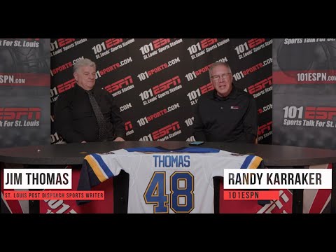 Watch as the St. Louis Blues honor Jim Thomas