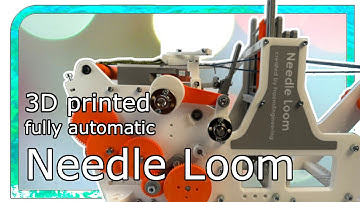 Fully automatic 3D printed needle loom