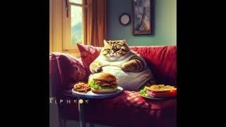 #cat #shortsvideo videos de Resa eating pizza  and Burger