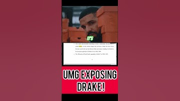 UMG EXPOSING DRAKE⁉️ #drake #kendricklamar #shorts