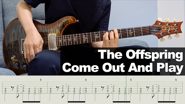 Come Out and Play Guitar version - Guitar performance video thumbnail