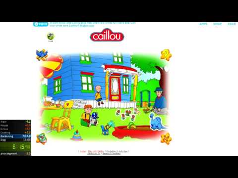 Caillou Games Pbskidsorg