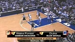 01/17/2004:  #3 Wake Forest Demon Deacons at #2 Duke Blue Devils