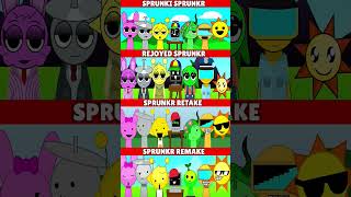sprunki retake de diferentes sprunkis de incredibox #incredibox #sprunki