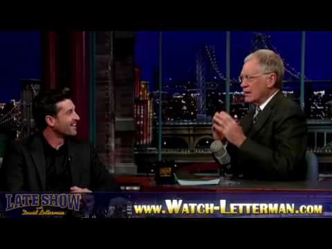 Patrick Dempsey on Late Show with David Letterman ...