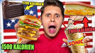 GRÖßTEN KALORIENBOMB*EN in AMERIKA ESSEN 🍔 (ICH PLATZE! 💣)