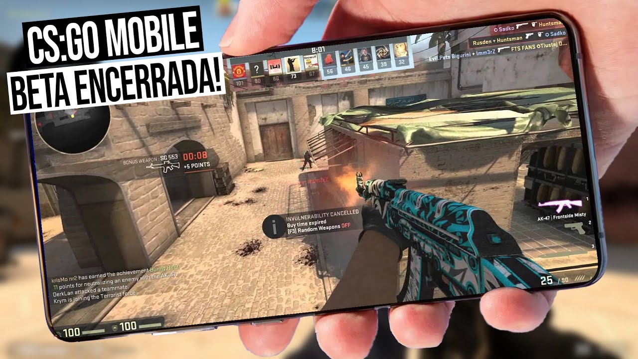 BETA do CS:GO Mobile ENCERRADA, OVERWATCH para Android e IOS? e mais