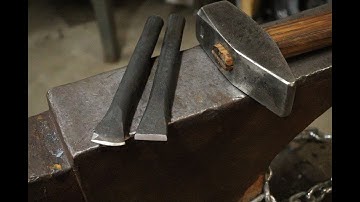 Forging A Cold And Hot Chisel