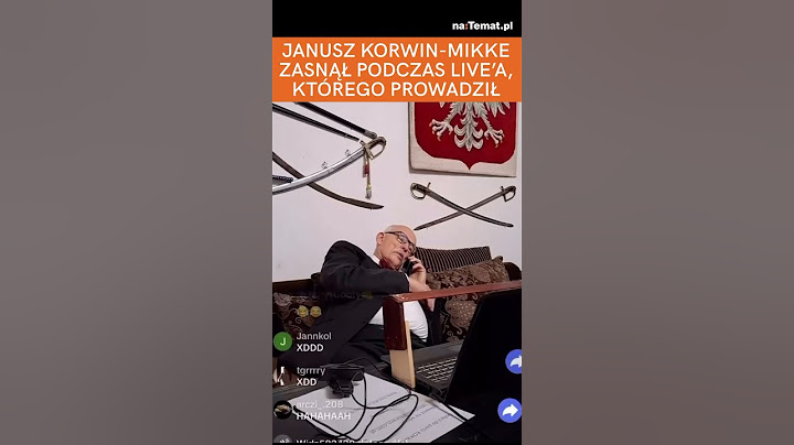 KORWIN-MIKKE ZASNĄŁ NA SWOJEJ TRANSMISJI LIVE 😂😂😂