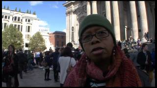 Sara Callaway of Global Woman Strike @OccupyLSX