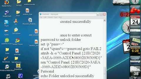 Windows XP Tips #1:  Password Protect a Folder