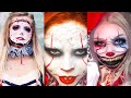 Top Halloween Creepy CLOWN Makeup Compilation | SFX DIY Tutorial