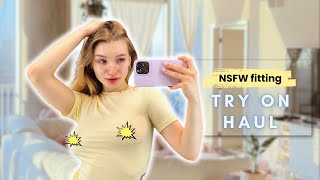 See-Through Clothes Try on Haul | No Bra Trend | Translucent Fabric