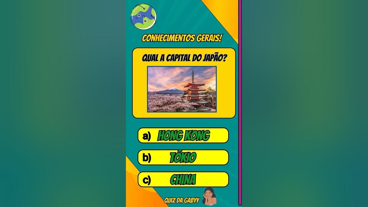 QUIZ DE CONHECIMENTOS GERAIS #quiz #trivia #perguntaserespostas #fypシ