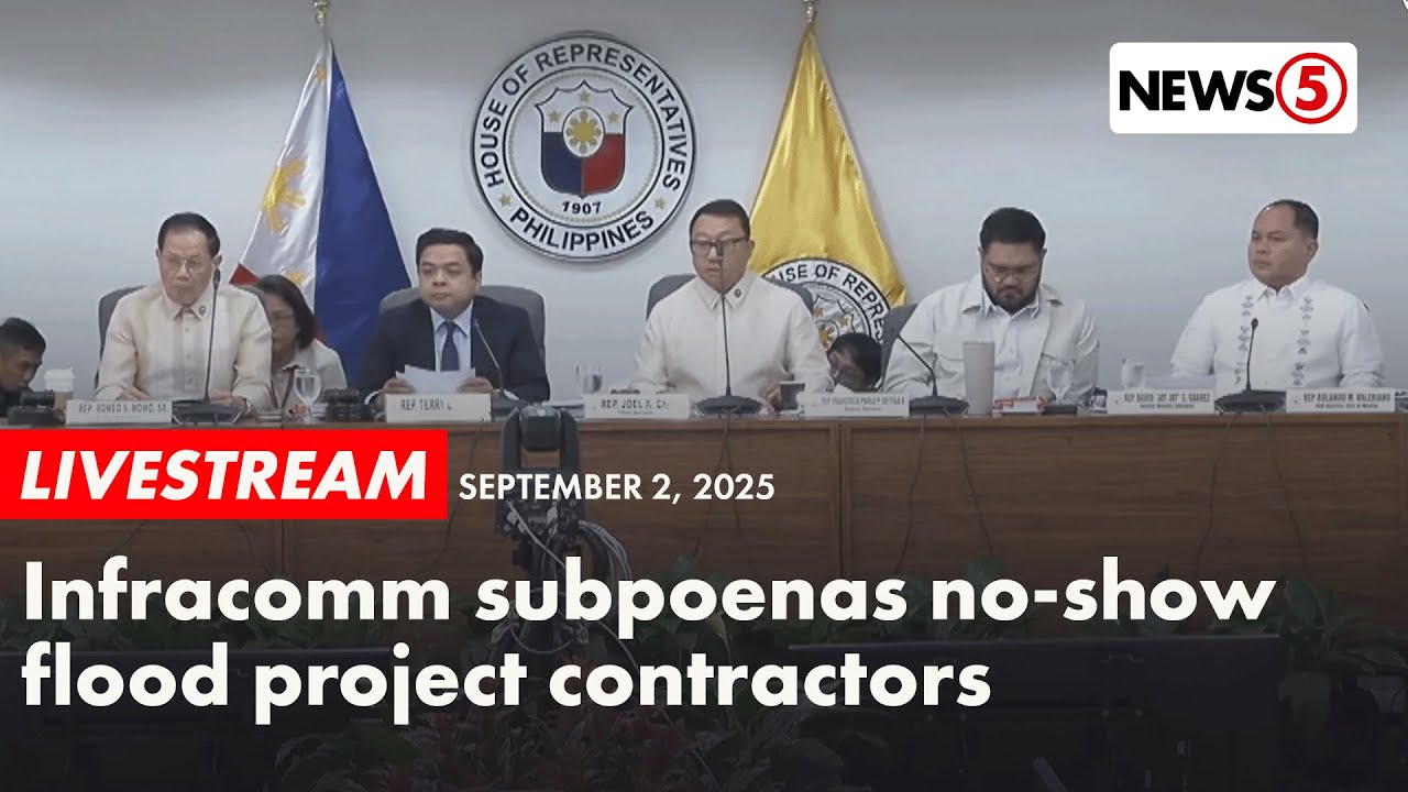 LIVE | House Infracom probes anomalous flood control projects ...