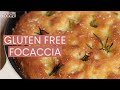 How to make gluten free focaccia vegan  easy gluten free bread