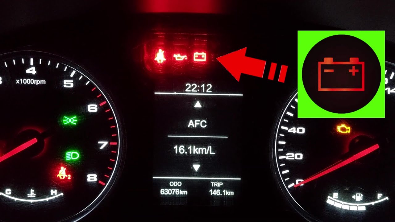 Por que se  ENCIENDE la LUZ de BATERIA en el tablero de tu auto