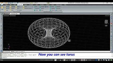 How to draw torus facet model meshes in JTS IntelliCAD 11