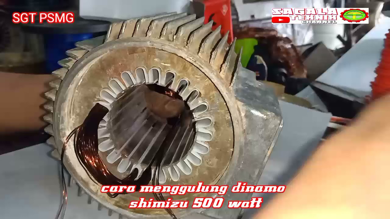 Cara Menggulung Ulang Jet Pump Shimizu 500 watt part 1