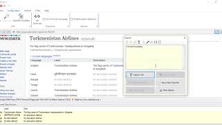 Details How to capture data from table inside wikidata.org using Webharvy Update
