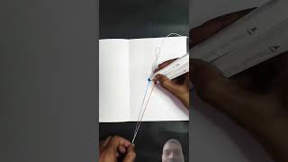 Drawing Tiger Using Thread #shortsfeed #youtubeshorts #art #drawing #experimente #experiment