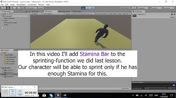 Unity 3D. Stamina Bar