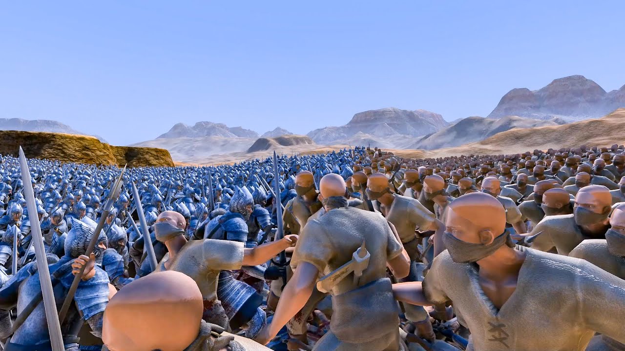 12 000 Bandits VS 10 000 GondorCaptains - Ultimate Epic Battle Simulator 2 - UEBS 2 - UEBS 2022