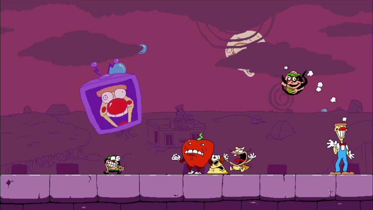 pizza face bossfight but poorly edited YouTube