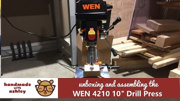 WEN 4210 10" Drill Press Unboxing and Assembly