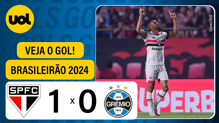 SÃO PAULO 1 X 0 GRÊMIO - CAMPEONATO BRASILEIRO 2024; VEJA O GOL