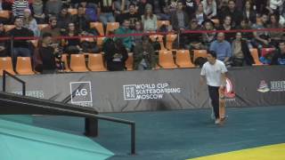 World Cup Skateboarding Moscow 2016 finals (2nd round of 3) 20161015