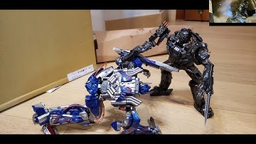 Optimus Prime vs Lockdown Final Battle Scene toys stopmotion Transformers Age of Extinction 4K IMAX