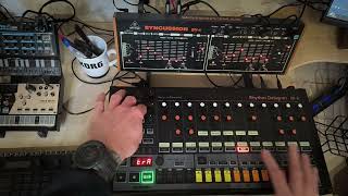 Behringer Rd8 And Syncussion Sy1 First Jam