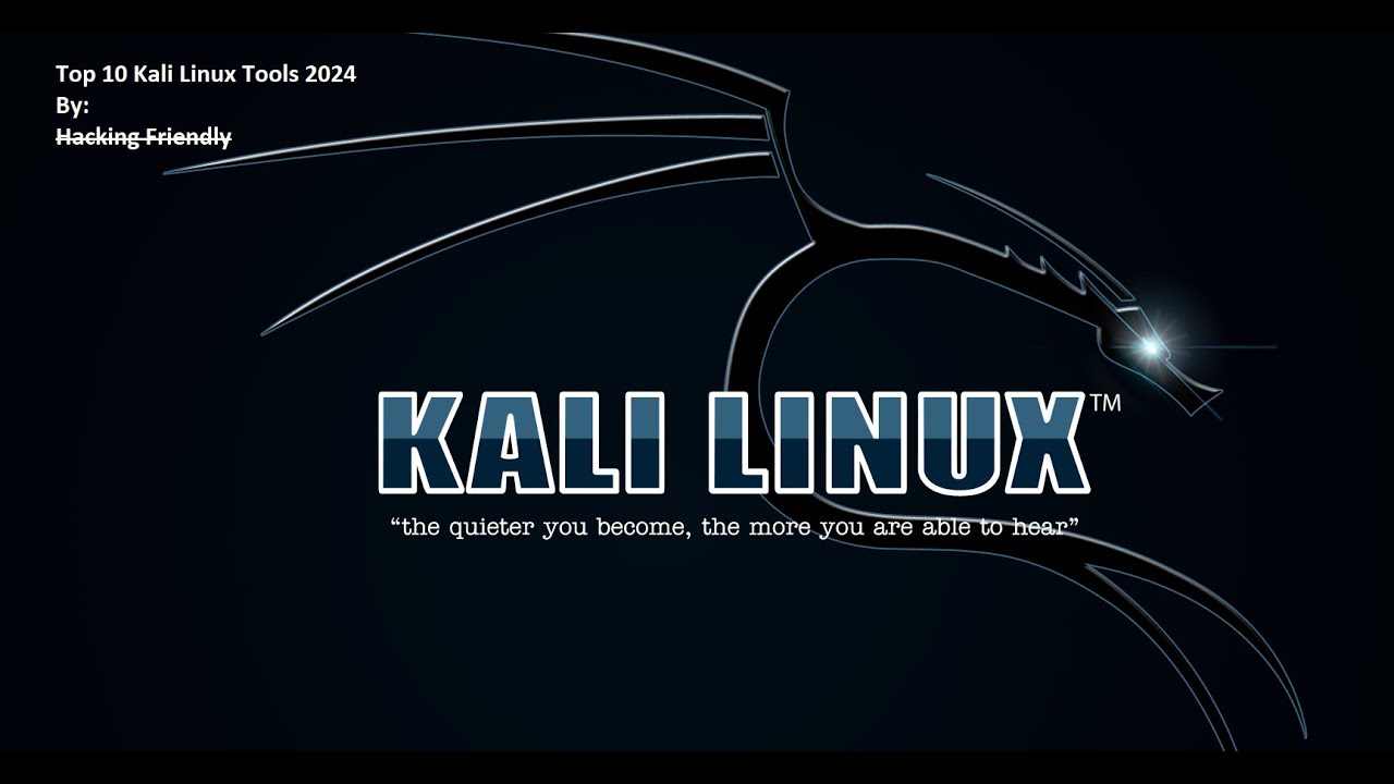 Top 10 Hacking Tools In Kali Linux You Must Know in 2024 - YouTube
