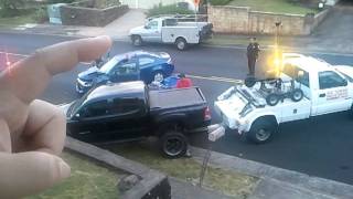 Tacoma trashed it on Hapaki Street in Aiea