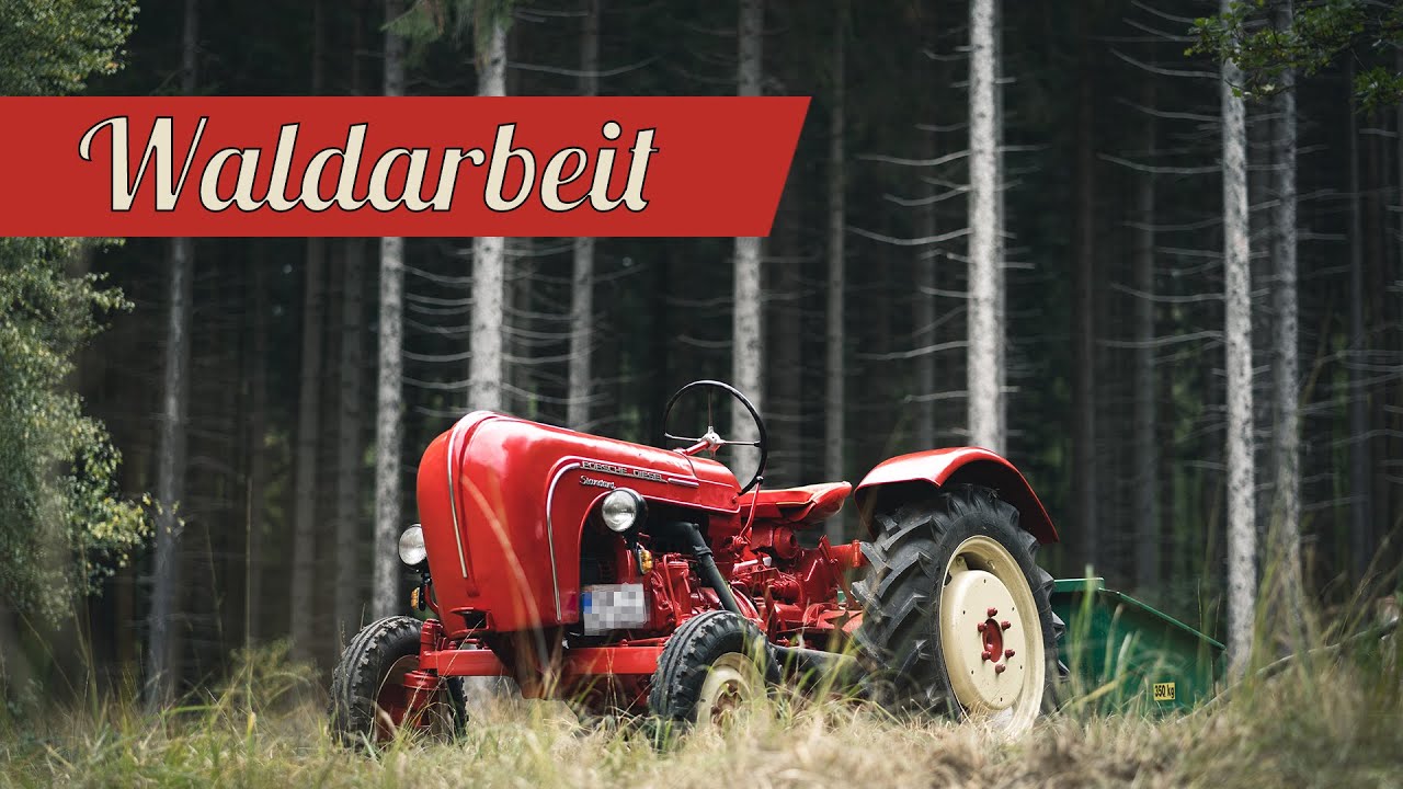 Waldarbeit 2018 mit Fendt, Porsche Diesel, Hürlimann und Deutz