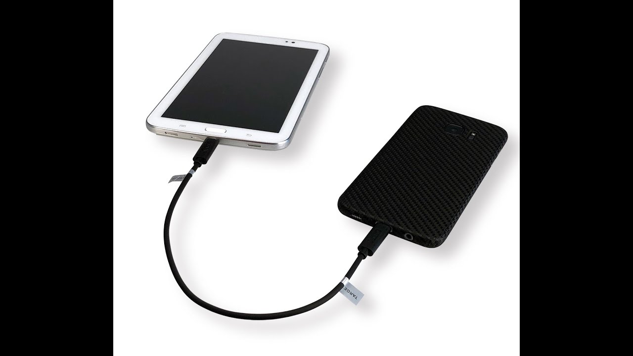ROLINE USB 2.0 Ladekabel, Micro B - Micro B, ST/ST, schwarz, 0,3 m