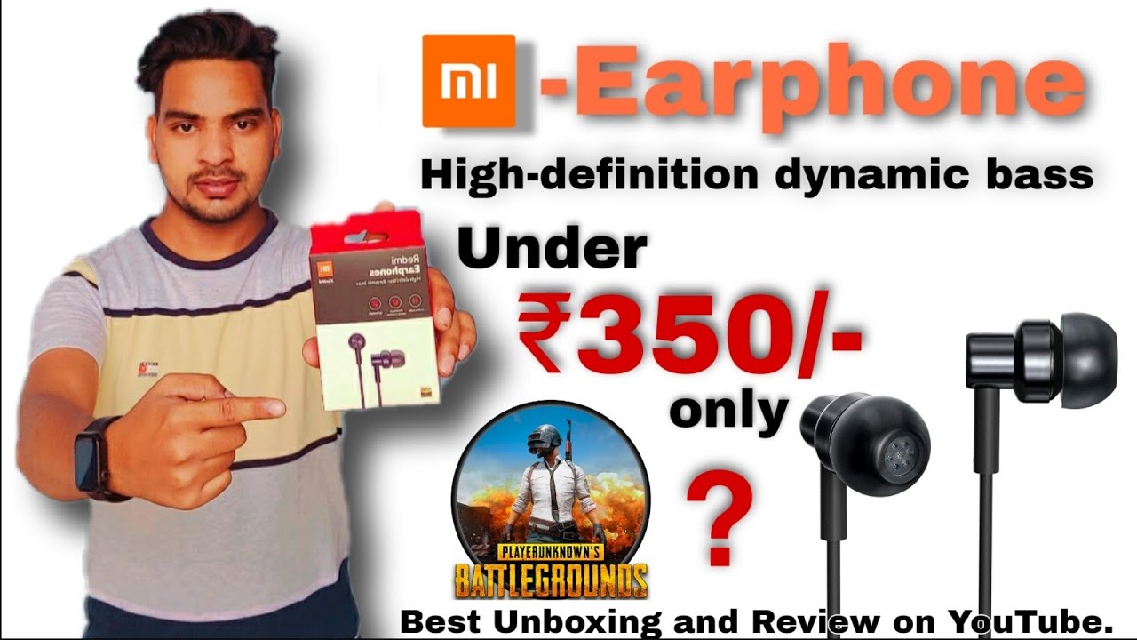 Mi earphone | High-definition dynamic bass 💥 | for Pubg lover's | Unboxing & Review