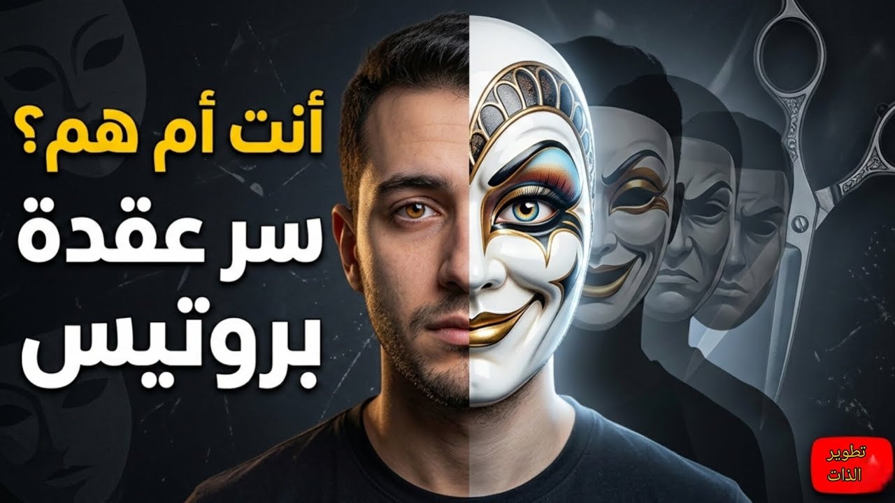 عقدة بروتيس والمقص الاجتماعي: لماذا نخشى أن نكون أنفسنا؟ 🎭✂️