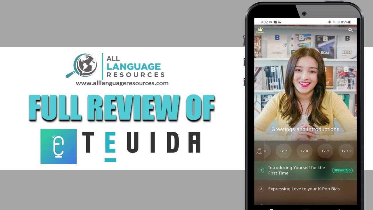 Teuida App Review Learn Korean with a KPop Star YouTube