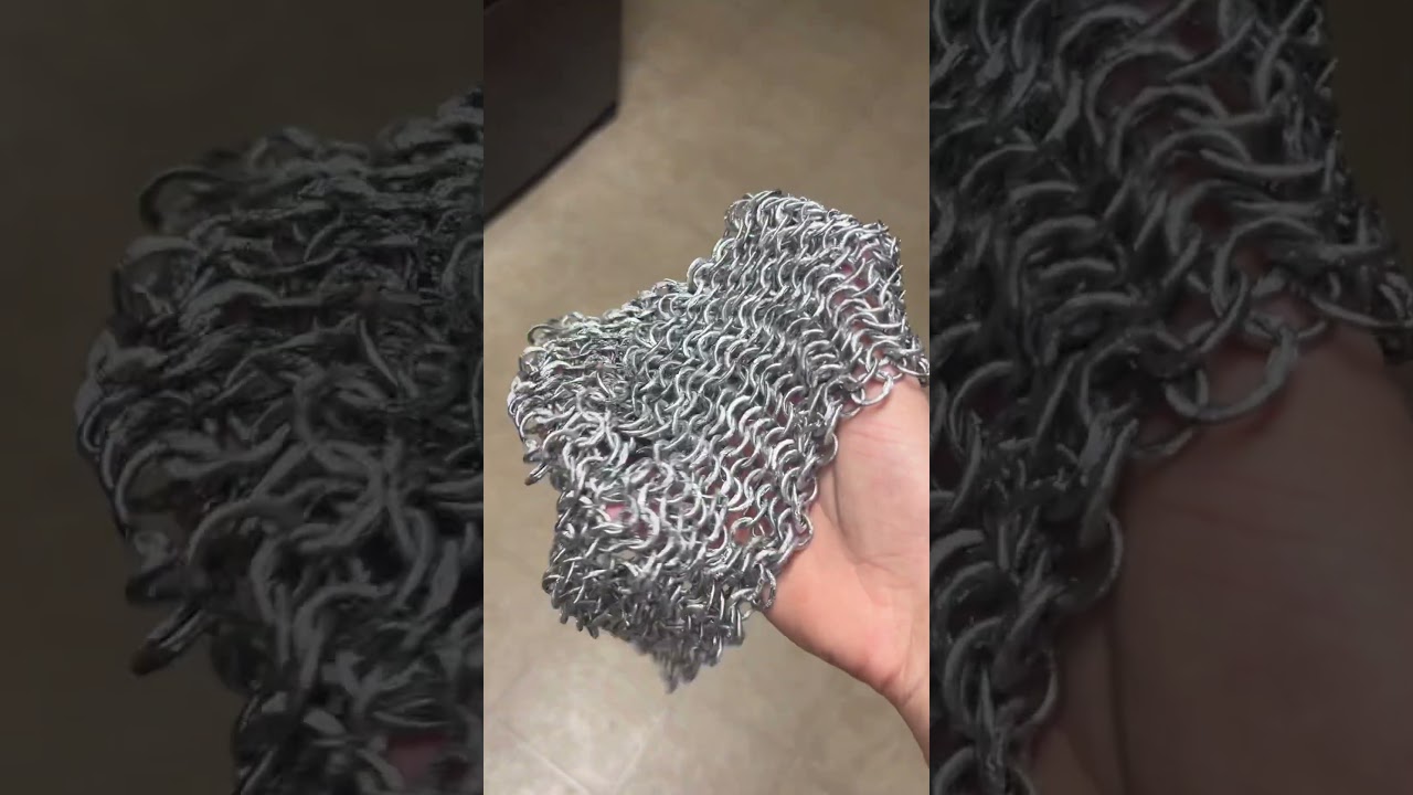 3D Printed Chainmail Looks Real!