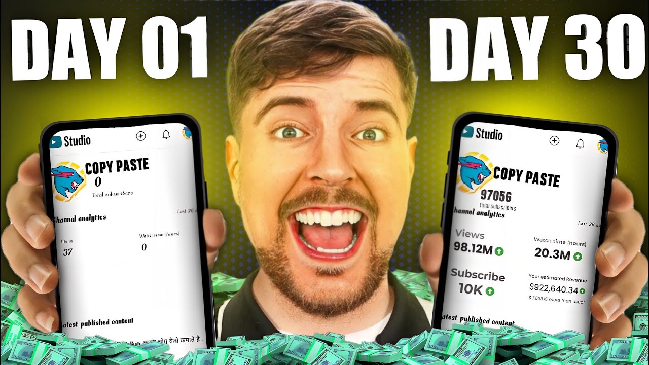30 Days Mr Beast Long Video Challenge ( Unbelievable Result )🔥 - YouTube