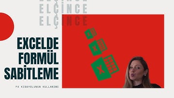 Excelde Formül Sabitleme Nasıl Yapılır? - Dolar işareti $ ve F4 tuşunun kullanımı