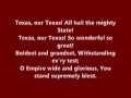 Texas State Song Karaoke Version