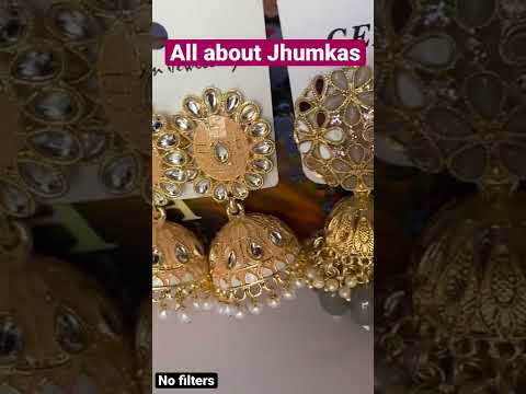 Jhumka collection in kundan work
