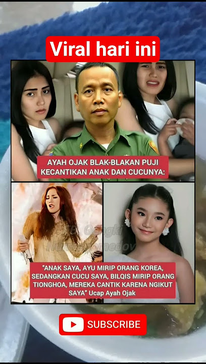 viral🔥Ayah ojak : anak saya Ayu Mirip artis Korea #shorts